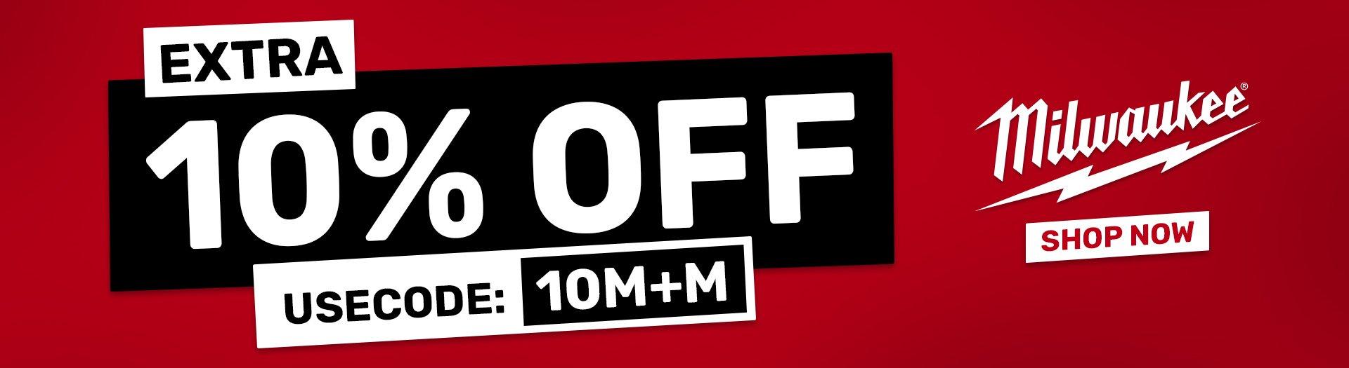 Milwaukee 10% Off