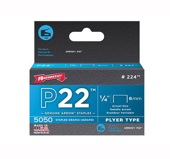 Arrow P22 Staples Box 5000 8mm 5 16in
