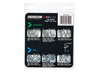 Arrow RK6120 Multi Rivet Pack - RK6120