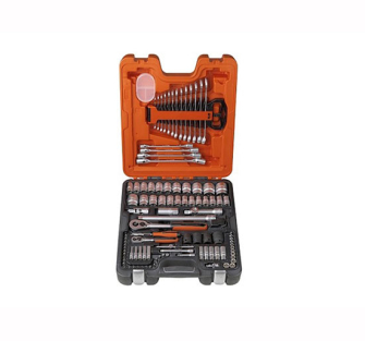 Bahco S106 Socket and Spanner Set 106 Piece 1/4 & 1/2in Drive - 1