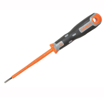 Bahco Tekno+ VDE Slotted Screwdrivers 1000v - 4.0mm x 100mm