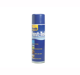 Bostik Fast Tak Contact Adhesive Spray 500ml - 80215 Adhesive Con