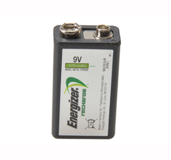 Energizer 9 Volt Rechargeable Battery R9V 175 mAh Single - Rechar
