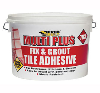 Everbuild Fix & Grout Tile Adhesive 703 - 1 Litre