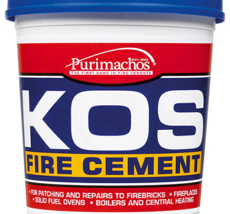 Everbuild KOS Fire Cement - Black Cartridge C3