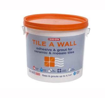 Evo-Stik Tile A Wall Adhesive & Grout for Ceramic & Mosaic Tiles