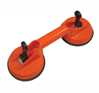 Faithfull Double Pad Suction Lifter 120mm Pads - Lifter Glass