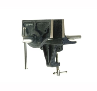 Faithfull Home Woodwork Vice 150mm (6in) - with integrated Clam -