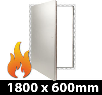 Fire Rated Riser Door Access Panel 1800 x 600 BF