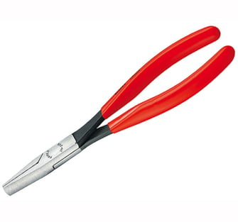 Knipex Assembly / Flat Nose Pliers - PVC Grips 200mm