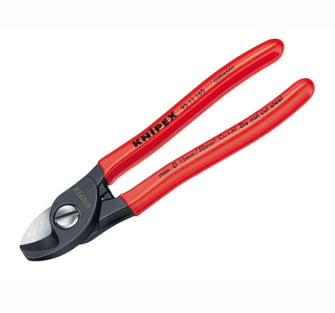 Knipex Cable Shears - PVC Grips 165mm