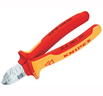 Knipex Diagonal insulation Stripper & Side Cutters - VDE Grips 16