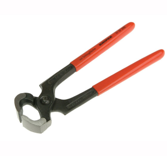 Knipex Hammerhead Style Carpenters Pincers - PVC Grips 210mm