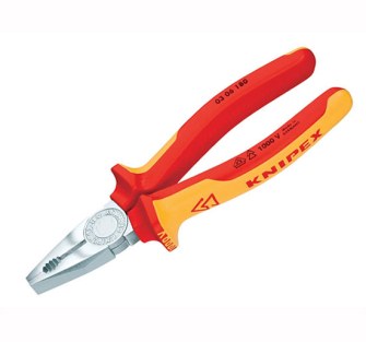 Knipex VDE Combination Pliers - Component Grip 160mm