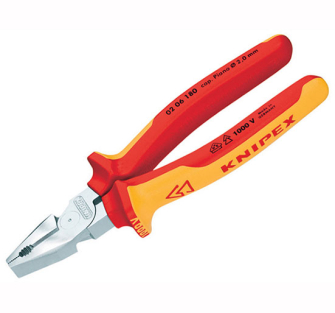 Knipex VDE High Leverage Combination Pliers - VDE Grips 200mm