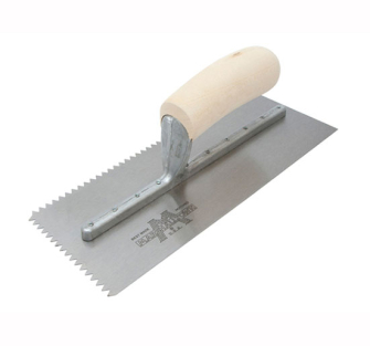 Marshalltown 701 V Notched Trowels - Wooden Handle