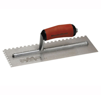 Marshalltown 702SD Square Notched Trowel - Durasoft Handle - Dura