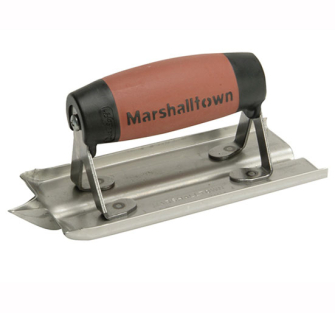 Marshalltown M180D Stainless Steel Cement Edger 6 x 3in Durasoft