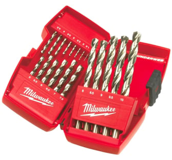 Milwaukee 4932352374 Thunderweb HSS-G Drill Bit Set 19pc