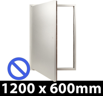 Non Fire Rated Riser Door Access Panel 1200 x 600 PF