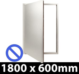 Non Fire Rated Riser Door Access Panel 1800 x 600 PF