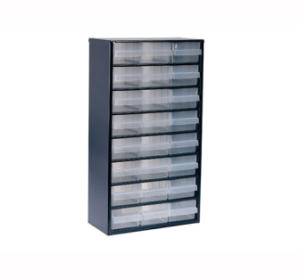 Raaco 1224-02 24 Drawer Metal Cabinet - Storage Cabinet