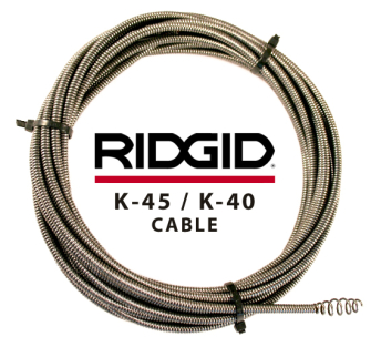 Ridgid K-45 / K-40 Drain Cleaning Cable 36033 - 7.6mx10mm-T2