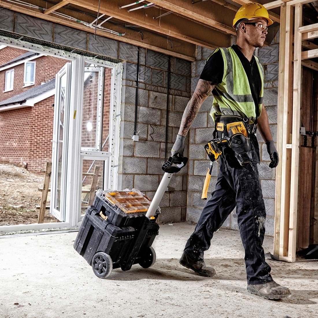 DeWalt DWST1 75799 TSTAK Extendable Mobile Storage Trolley