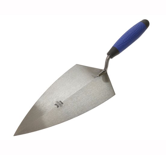 Faithfull 11in Philadelphia Pattern Brick Trowel Soft Grip Handle