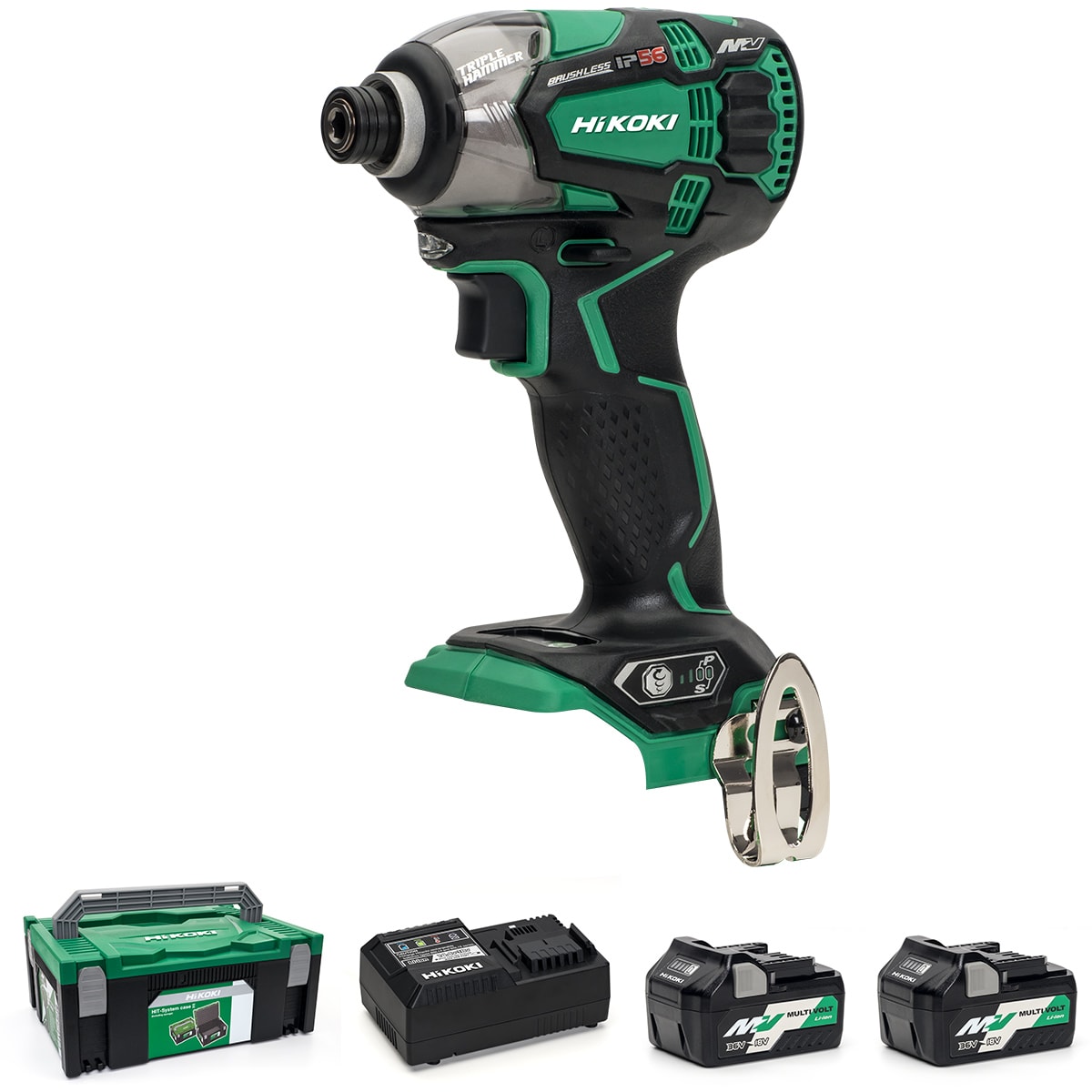 HiKOKI WH36DB JRZ MultiVolt Cordless Impact Driver 18 36V