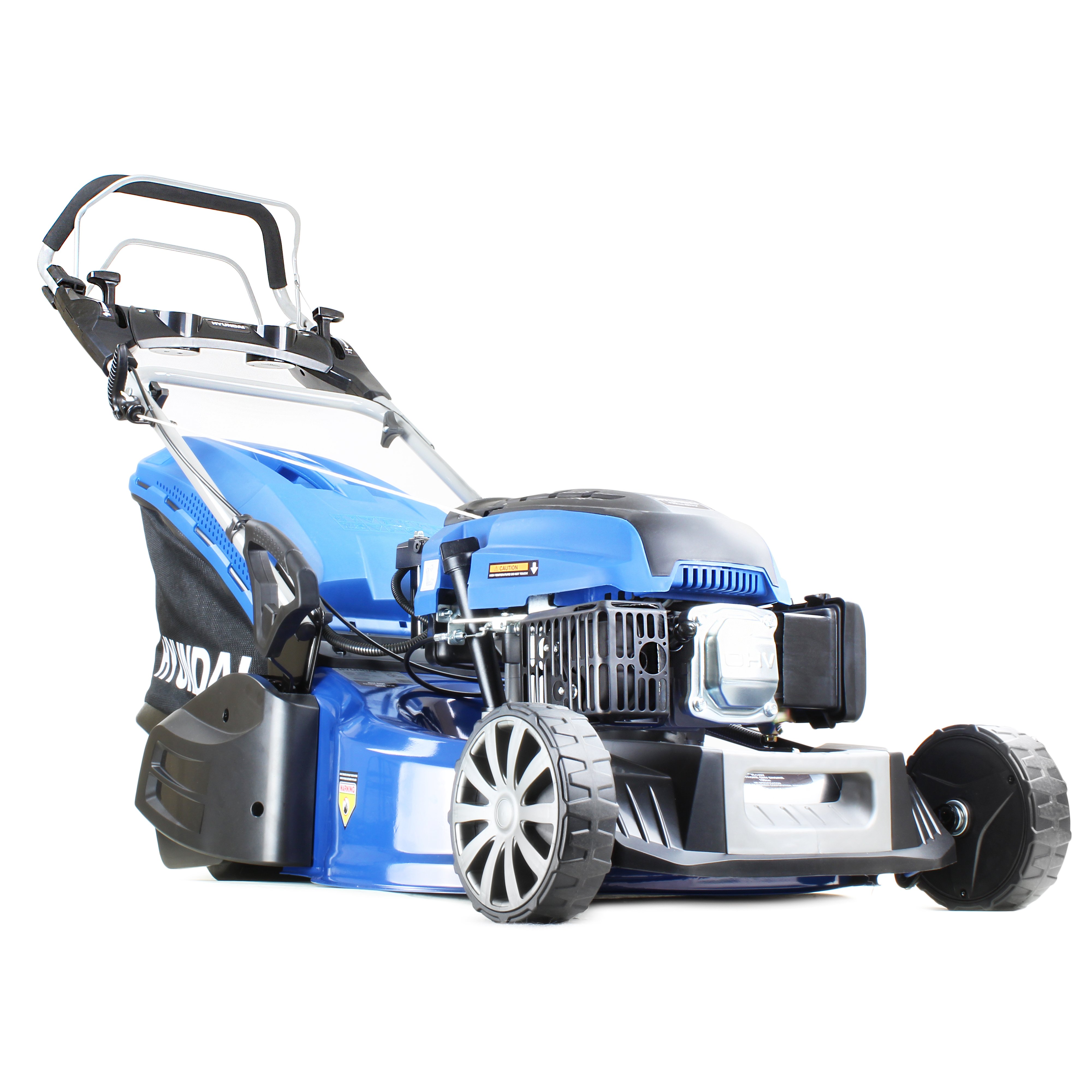 Electric start self propelled petrol lawn mower sales