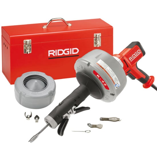 Ridgid K45 AF5 Drain Cleaning Machine Kit Autofeed 110v 37343