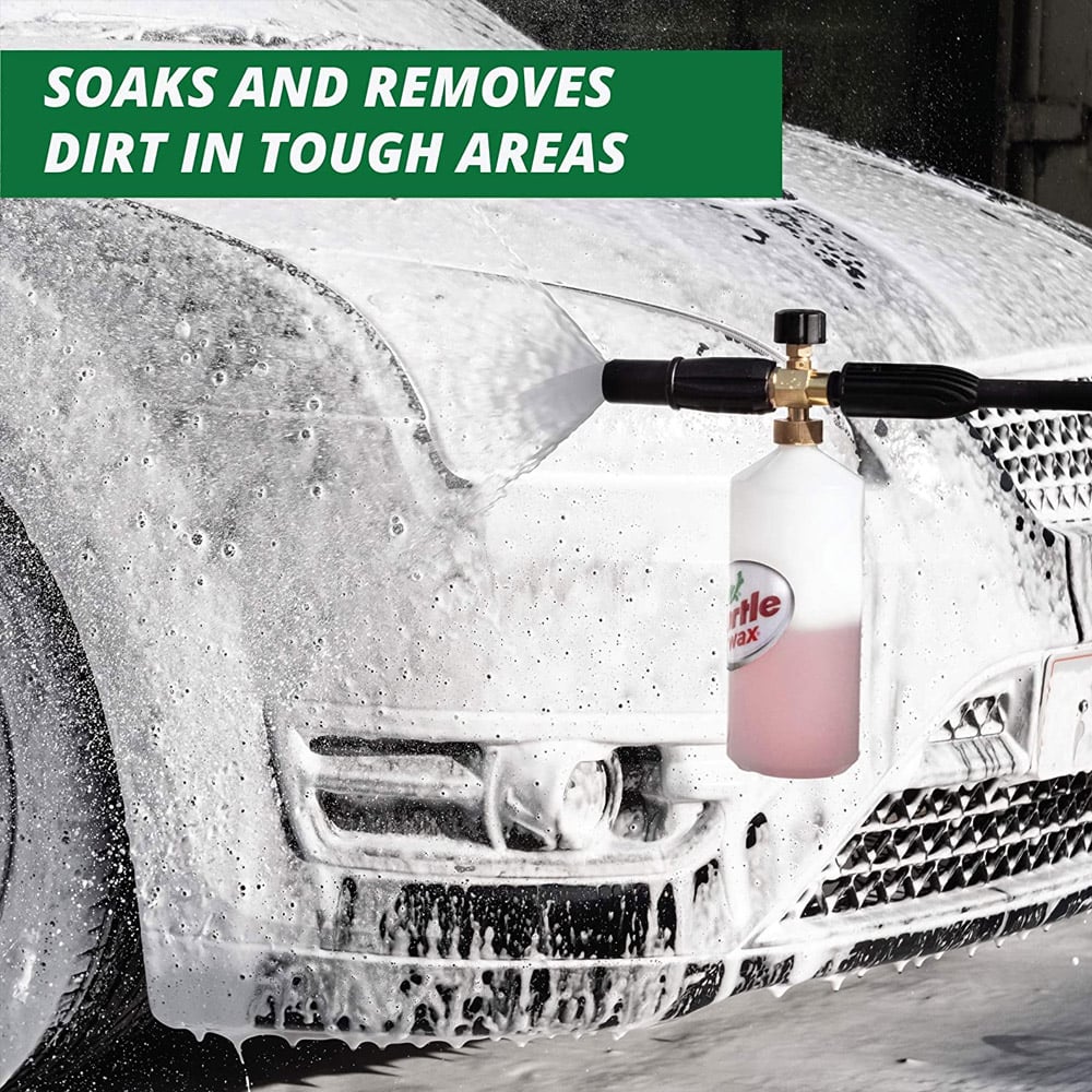 Turtle Wax Pressure Washer Snow Foam Gun Canon Bottle With Brass