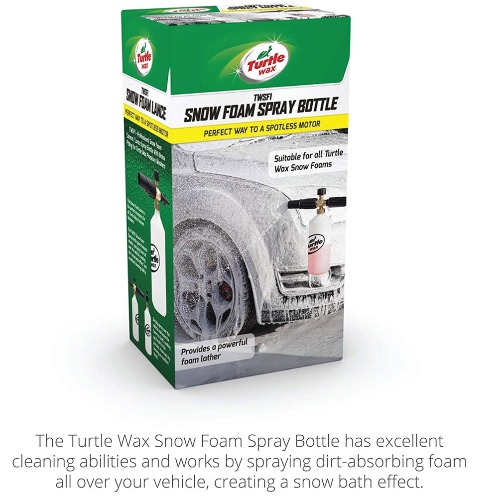 Turtle Wax Pressure Washer Snow Foam Gun Canon Bottle With Brass