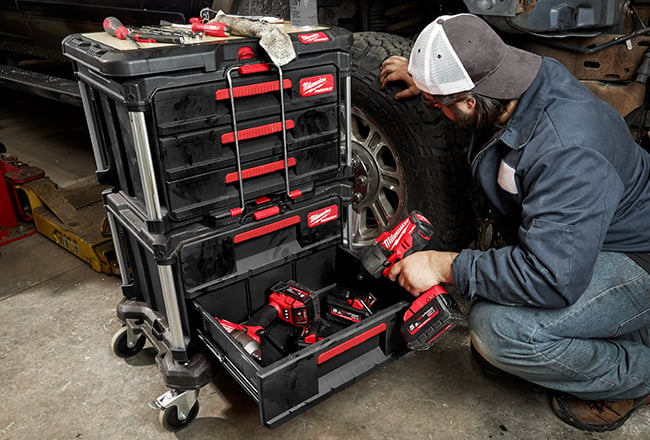 Unlock More Storage Options with Milwaukees Packout Shop and Van Storage