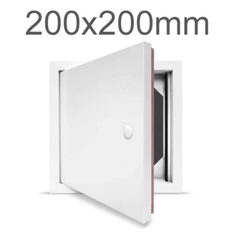 200 x 200mm Access Panels Plastic Hatches, Metal Panels & Fire Rated